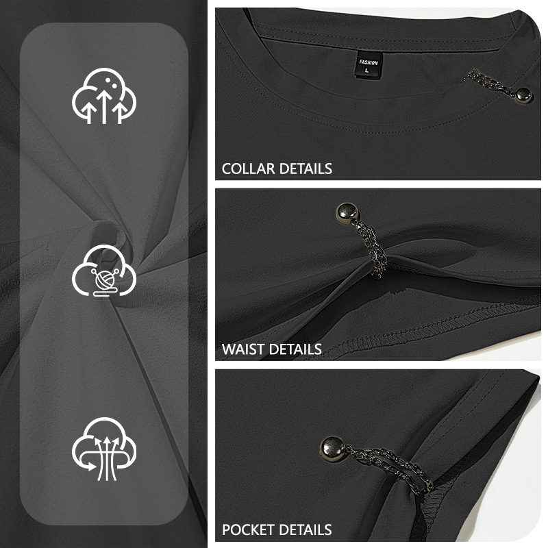 Summer Men's Simple Solid Colo - огляд і ціна Mens Fashion Combination