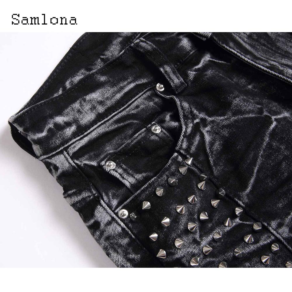 Men New Sexy Dance Rivets Jean - огляд і ціна Men'S Fashion Jeans 2025