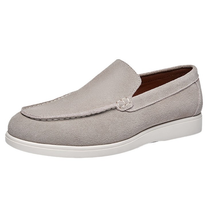 Casual Men's  Genuine Leather  - огляд і ціна Suede Loafers Men
