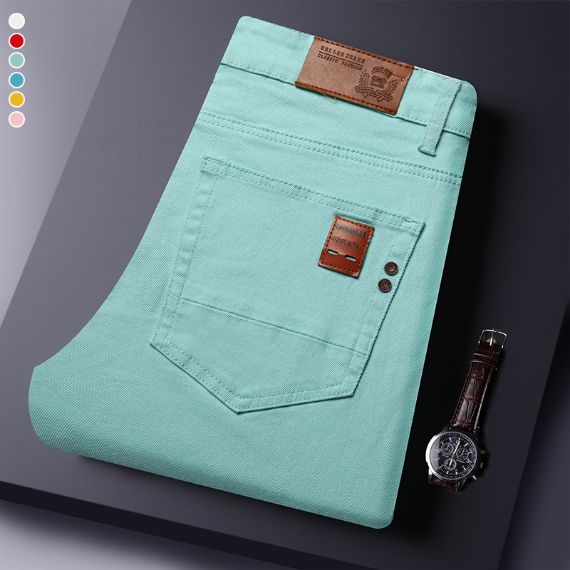2025 Autumn Men's Elastic Colo - огляд і ціна Men'S Fashion Jeans 2025