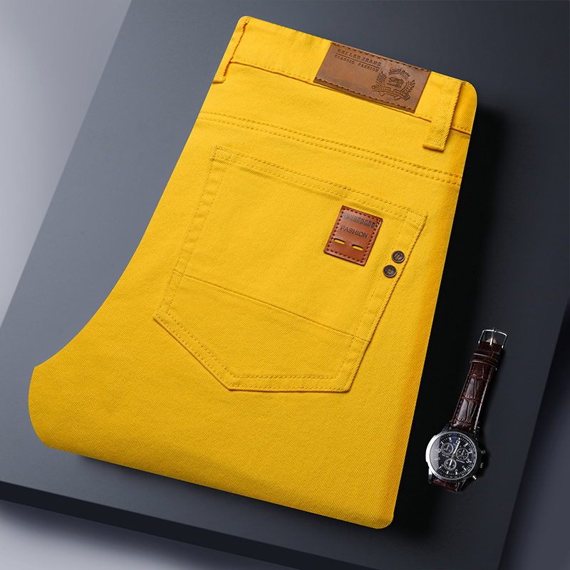 2025 Autumn Men's Elastic Colo - огляд і ціна Men'S Fashion Jeans 2025